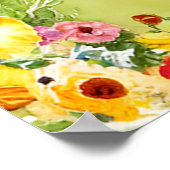 Parijs in bloei: een dromerige lentedag poster (Hoek)