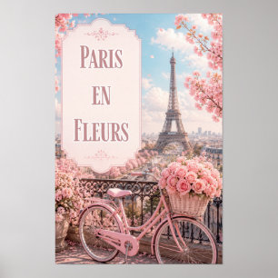 Parijs in Bloei Serene Lente Balkonscène Poster