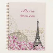 Parijs in bloemen | JOUW NAAM Planner (Voorkant)