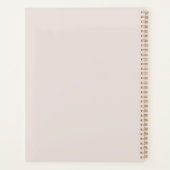 Parijs in bloemen | JOUW NAAM Planner (Achterkant)