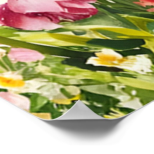 Parijs in Bloom Poster (Hoek)