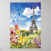 Parijs in Bloom Poster (Voorkant)