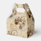 Parijs in Brun Bedankdoosjes (Achterkant)