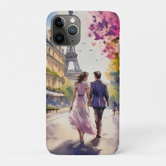 Parijs in de lente Case-Mate iPhone case (Achterkant)