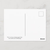 Parijs in de lente is altijd een goed idee briefkaart (Achterkant)