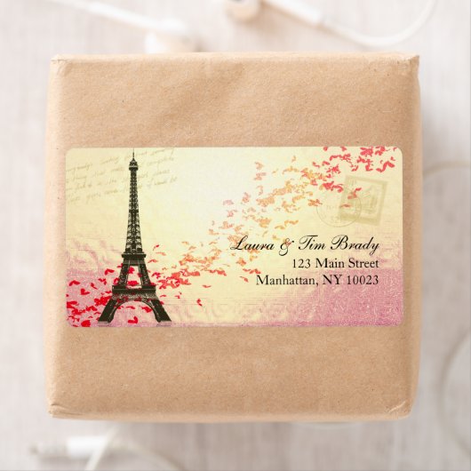 Parijs in de lente met harten etiket (Insitu)