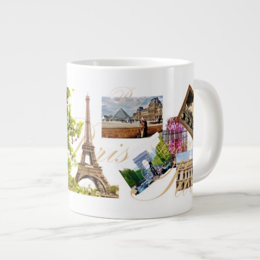 Parijs in de lente - Mok - Grote 20 oz (Voorkant rechts)