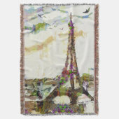 Parijs in de lente van de olifantentoren in Frankr Deken (Voorkant Verticaal)