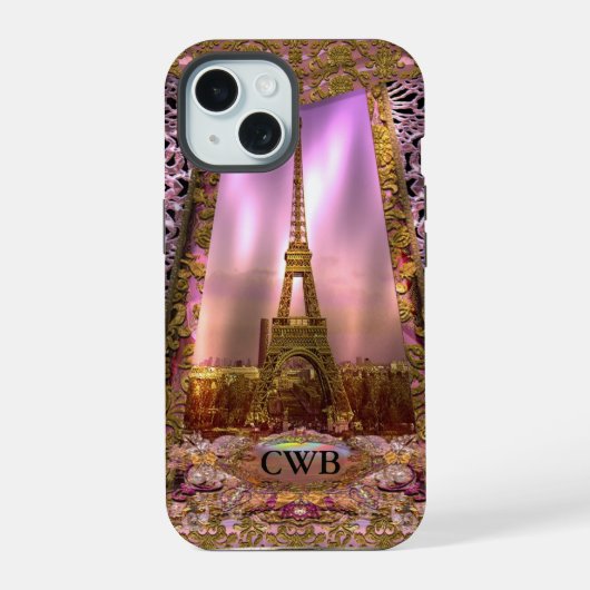 Parijs in de Middag iPhone 15 Case (Achterkant)