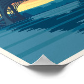 Parijs in de regen poster (Hoek)