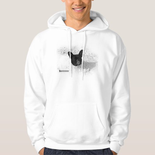 Parijs in de sneeuw hoodie (Voorkant)