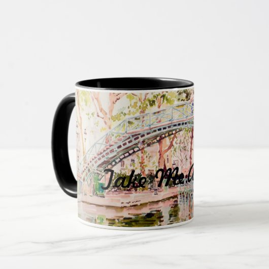 Parijs in de Springtime Mok (Voorkant links)