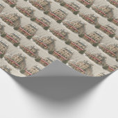 Parijs in de winter cadeaupapier (Hoek)