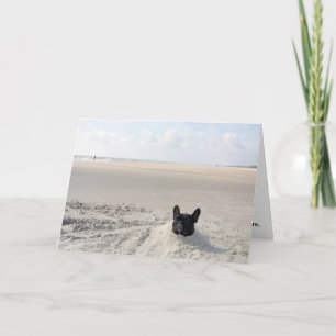 Parijs in de zand bedankkaart