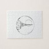 parijs in een glazen bol legpuzzel (Horizontaal)