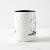 parijs in een glazen bol mok (Midden)