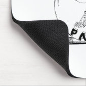 parijs in een glazen bol muismat (Hoek)