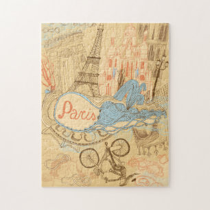 Parijs in Frankrijk Legpuzzel