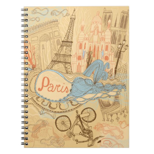Parijs in Frankrijk Notitieboek (Voorkant)