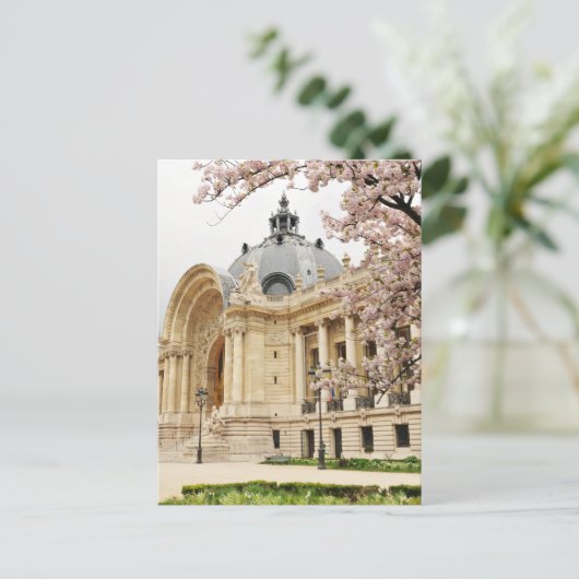Parijs in het voorjaar briefkaart (Staand voorkant)