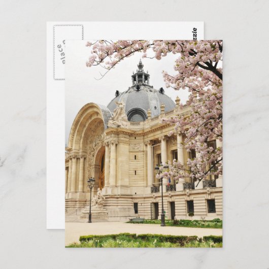 Parijs in het voorjaar briefkaart (Voorkant / Achterkant)