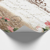 Parijs in het voorjaar cadeaupapier (Hoek)