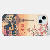Parijs in het voorjaar Case-Mate iPhone case (Achterkant (horizontaal))