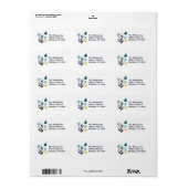 Parijs in het voorjaar / Mailing Labels (Full Sheet)