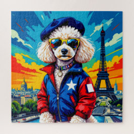 PARIJS IN HET VOORJAAR TIME-POODLE LEGPUZZEL