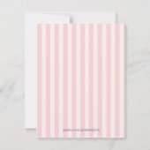 Parijs in het voorjaar van het Baby shower Kaart (Achterkant)