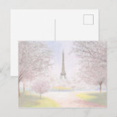  Parijs in Pastels Briefkaart (Voorkant / Achterkant)