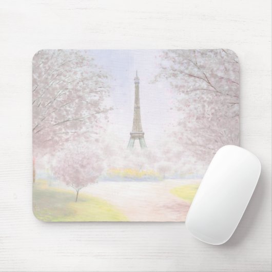  Parijs in Pastels Muismat (Met muis)