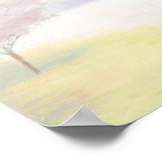 Parijs in Pastels Poster (Hoek)