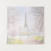 Parijs in Pastels Wandkleed (Voorkant (horizontaal))