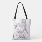 Parijs in Pink  Tote Bag (Achterkant)