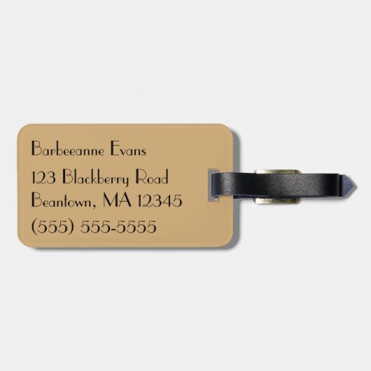 Parijs in roze 2 bagagelabel (Achterkant horizontaal)