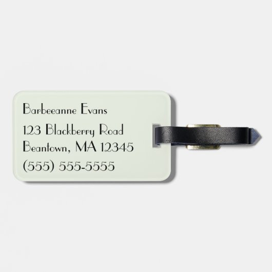 Parijs in roze bagagelabel (Achterkant horizontaal)