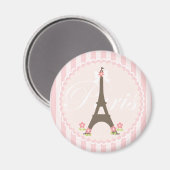 Parijs in Spring Girly Magneet (Voorkant / Achterkant)