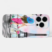 Parijs iPhone Case met Eiffel Rower (Achterkant (horizontaal))