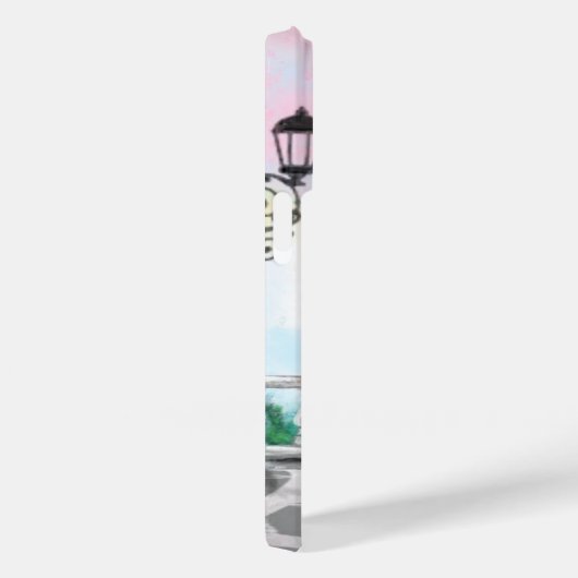 Parijs iPhone Case met Eiffel Rower (Achterkant / Rechts)