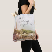Parijs is altijd een goed gepersonaliseerd idee tote bag (Dichtbij)