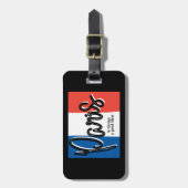 Parijs is altijd een goed idee Bagagelabel (Voorkant verticaal)