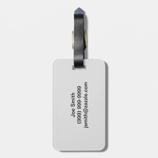 Parijs is altijd een goed idee Bagagelabel (Achterkant verticaal)