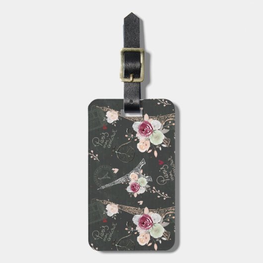 Parijs is altijd een goed idee Bagagelabel (Voorkant verticaal)