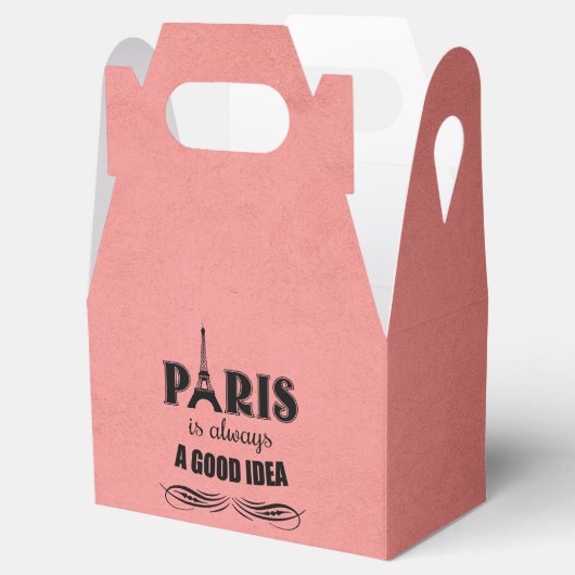 Parijs is altijd een goed idee bedankdoosjes (Geopend)