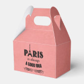 Parijs is altijd een goed idee bedankdoosjes (Voorkant Zijde)