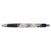 Parijs is altijd een goed idee Blauw Roze Strik Pen (Voorkant)