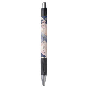 Parijs is altijd een goed idee Blauw Roze Strik Pen
