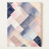 Parijs is altijd een goed idee Blauw Roze Strik Planner (Achterkant)
