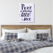 Parijs is altijd een goed idee canvas afdruk (Insitu (Slaapkamer))